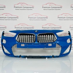 BMW X2 Front Bumper Genuine Blue F39 M Sport With Grills 2017 - 2023 [aj4]