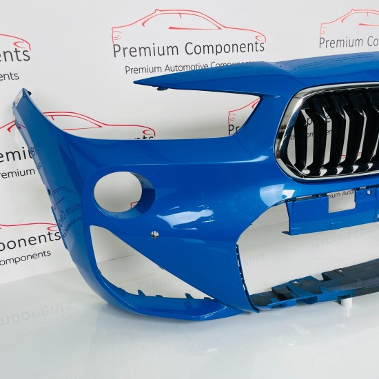 BMW X2 Front Bumper Genuine Blue F39 M Sport With Grills 2017 - 2023 [aj4]