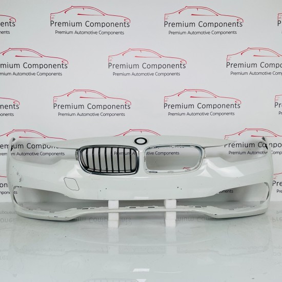 BMW 3 Series Front Bumper Genuine White F30 F31 Se Lci 2016 – 2019 [al40]