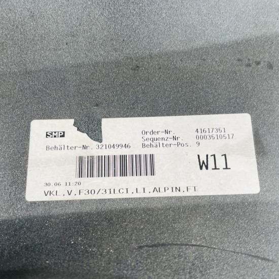 BMW 3 Series Front Bumper Genuine White F30 F31 Se Lci 2016 – 2019 [al40]