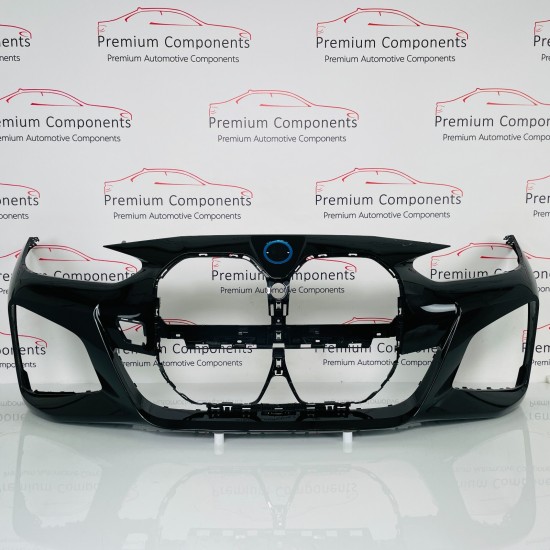 BMW I4 Front Bumper Skin Genuine Black G26 Gran Coupe M Sport 2020 - 2024 [aj110 BMW I4 Front Bumper Skin Genuine Black G26 Gran Coupe M Sport 2020 - 2024 [aj110