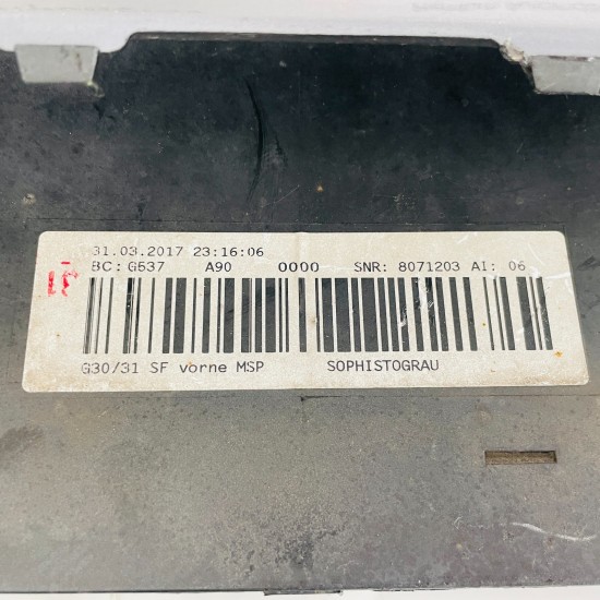 BMW 5 Series Front Bumper G30 G31 M Sport Genuine Sophisto Grey 2017 - 2020 BMW 5 Series Front Bumper G30 G31 M Sport Genuine Sophisto Grey 2017 - 2020