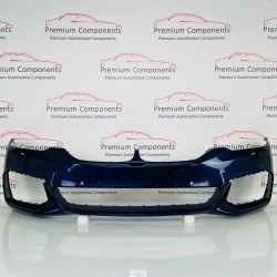 BMW 5 Series Front Bumper G30 G31 M Sport Genuine Blue 51118064928 / 2017 - 2020