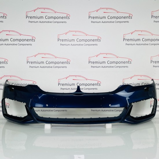 BMW 5 Series Front Bumper G30 G31 M Sport Genuine Blue 51118064928 / 2017 - 2020 BMW 5 Series Front Bumper G30 G31 M Sport Genuine Blue 51118064928 / 2017 - 2020