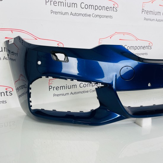 BMW 5 Series Front Bumper G30 G31 M Sport Genuine Blue 51118064928 / 2017 - 2020 BMW 5 Series Front Bumper G30 G31 M Sport Genuine Blue 51118064928 / 2017 - 2020
