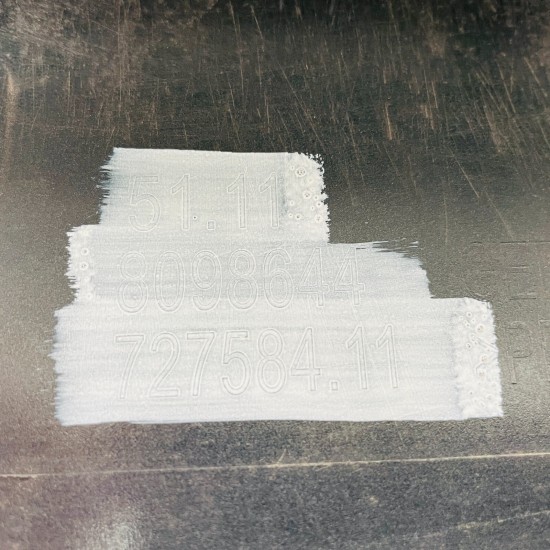 BMW 5 Series M Sport Front Bumper Skin Grey G30 G31 Face Lift 2020 - 2023 [k97]