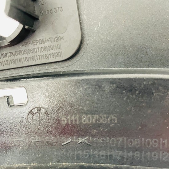 BMW X1 Front Bumper Skin Genuine Black F48 M Sport 2019 - 2023 [aj82]