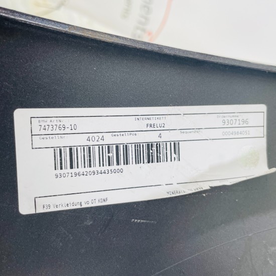 BMW X2 Front Bumper Genuine Mineral Grey F39 Sport Line 2017 - 2023 [an93]