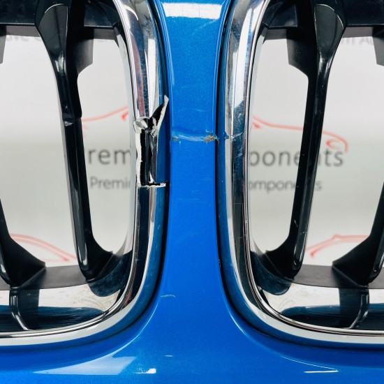 BMW X2 Front Bumper Genuine Blue F39 M Sport With Grills 2017 - 2023 [aj4]