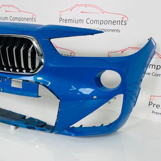 BMW X2 Front Bumper Genuine Blue F39 M Sport With Grills 2017 - 2023 [aj4]
