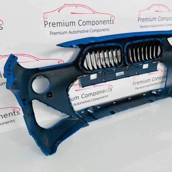BMW X2 Front Bumper Genuine Blue F39 M Sport With Grills 2017 - 2023 [aj4]