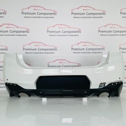 BMW X2 Rear Bumper M Sport F39 Genuine White With Diffuser 2017 - 2020 [ap74]