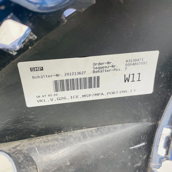 BMW 4 Series Front Bumper G26 Gran Coupe Msport Genuine Portima Blue 2020 - 2024