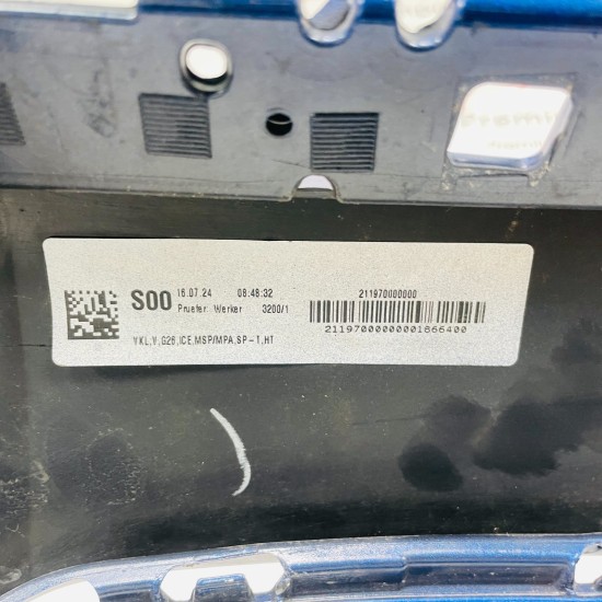 BMW 4 Series Front Bumper G26 Gran Coupe Msport Genuine Portima Blue 2020 - 2024