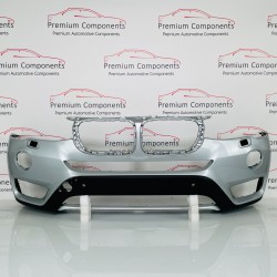 BMW X3 Front Bumper Genuine Silver F25 Face Lift Lci 2014 – 2017 [ao108]