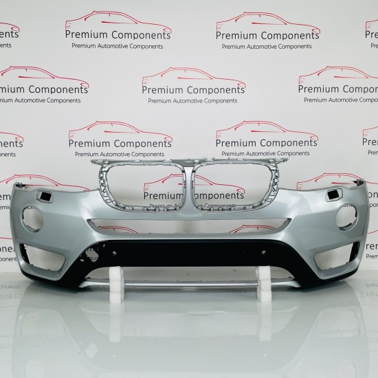 BMW X3 Front Bumper Genuine Silver F25 Face Lift Lci 2014 – 2017 [ao108]