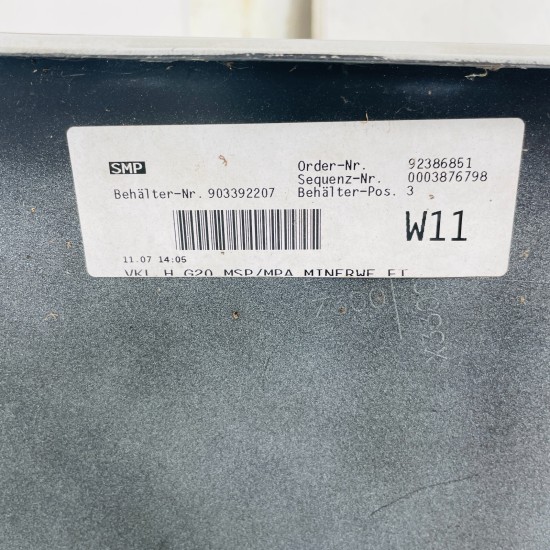 BMW 3 Series Rear Bumper Skin Genuine White G20 Saloon M Sport 2019 - 2023 [ak93