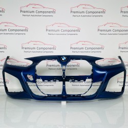 BMW 4 Series Front Bumper G26 Gran Coupe Msport Genuine Portima Blue 2020 - 2024