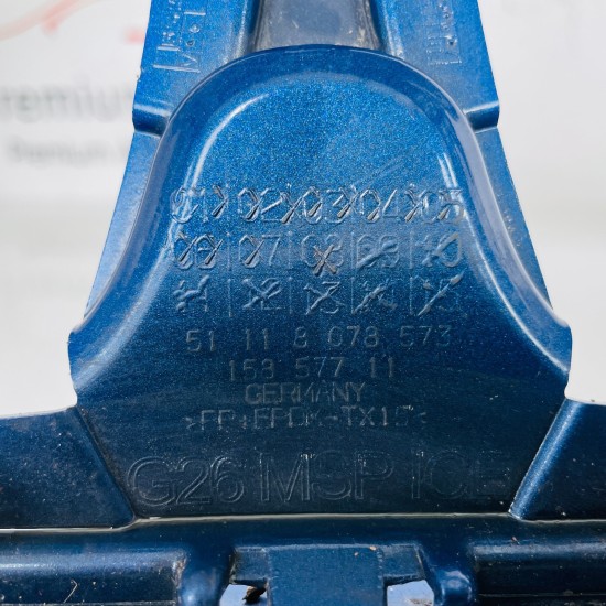 BMW 4 Series Front Bumper G26 Gran Coupe Msport Genuine Portima Blue 2020 - 2024