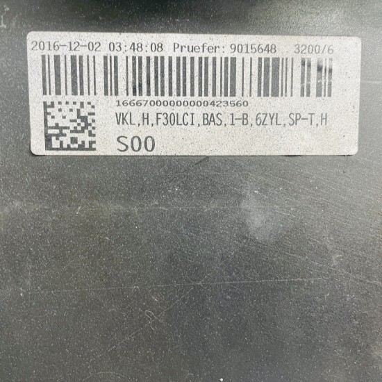 BMW 3 Series Rear Bumper F30 Saloon Genuine Black Se 2016 – 2019 [ao151]