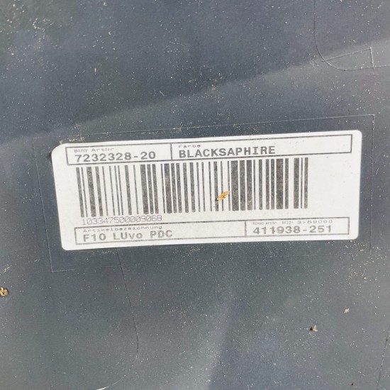 BMW 5 Series Front Bumper F10 F11 Se Genuine Black 51117200712 2010-2013 [au39]