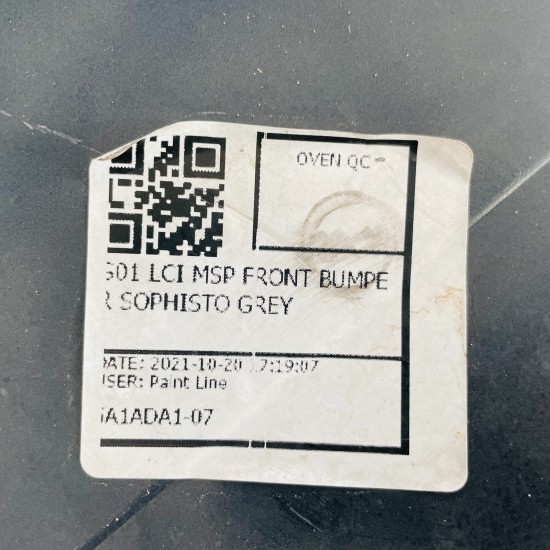 BMW X3 Ix3 Front Bumper G01 Lci Genuine Grey 51118081055 | 2021 – 2024 [au114]