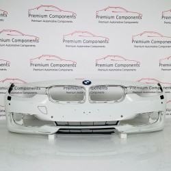 BMW 3 Series Front Bumper F30 F31 Se Sport Genuine White 51117263476 2012 – 2015