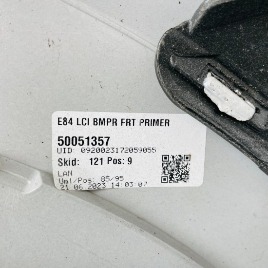 BMW X1 Front Bumper Genuine Silver E84 Se Face Lift 2013 - 2015 [ao52]