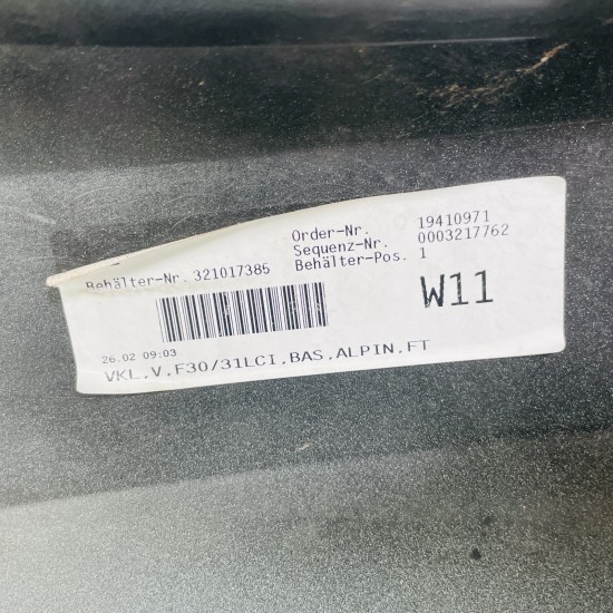 BMW 3 Series Front Bumper F30 F31 Se Lci Genuine 51117397622 | 2016-2019 [aw14]