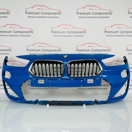 BMW X2 Front Bumper Genuine Blue F39 M Sport With Grills 2017 - 2023 [aj4]
