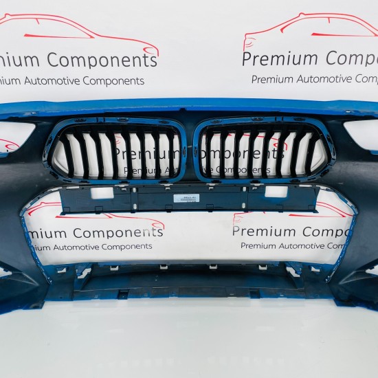 BMW X2 Front Bumper Genuine Blue F39 M Sport With Grills 2017 - 2023 [aj4]