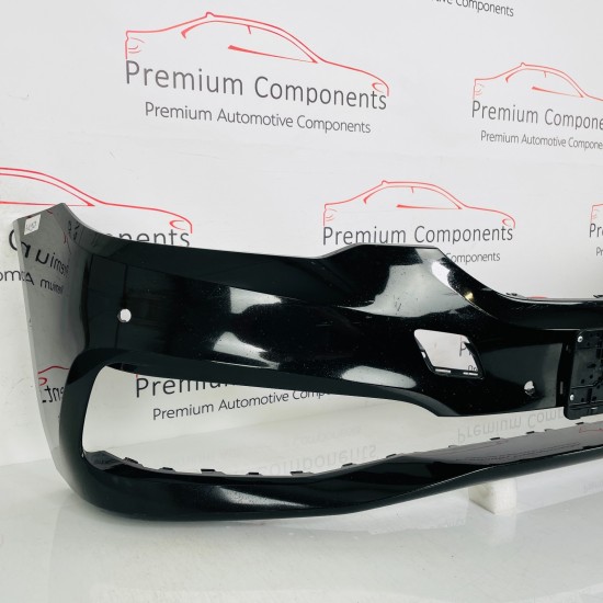 BMW 5 Series Front Bumper G30 G31 Se Genuine Black 51117385336 2017-2020 [aw90]