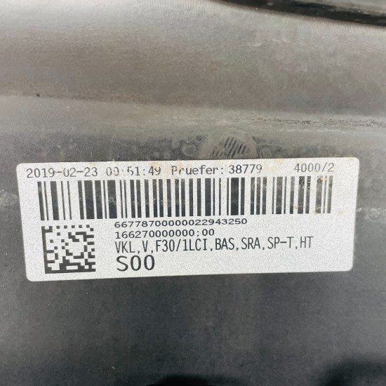 BMW 3 Series Front Bumper F30 F31 Se Lci Genuine 51117397622 | 2016-2019 [Ba9]