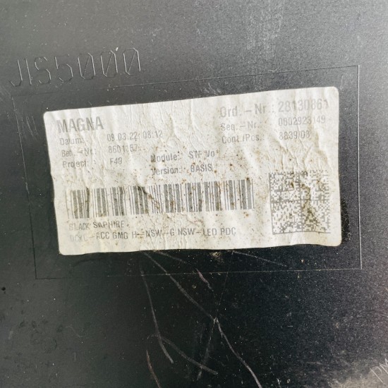 BMW 1 Series Front Bumper F40 Se Genuine Black 51117459708 | 2019-2023 [Ba7]