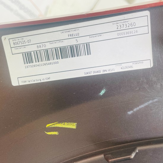 BMW X2 Front Bumper F39 M Sport Genuine Red 51118069086 | 2017-2023 [au63]