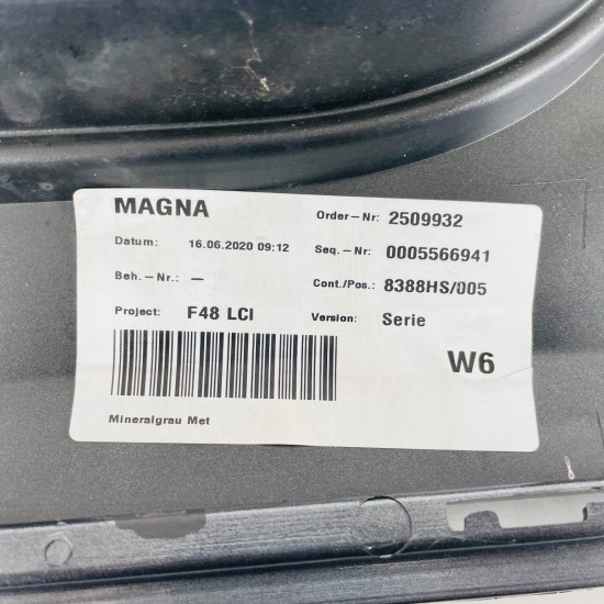 BMW X1 Front Bumper F48 Se Lci Genuine Grey With Pdc 51117954205 | 2019-2023