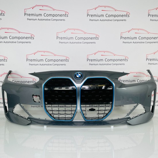 BMW I4 Front Bumper Gran Coupe G26 Genuine Grey 51118738585 | 2020-2024 [Ba86]