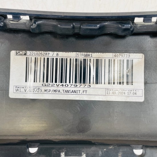 BMW 4 Series Front Bumper G22 G23 M Sport Genuine Blue 51118082226 | 2020-2025 BMW 4 Series Front Bumper G22 G23 M Sport Genuine Blue 51118082226 | 2020-2025