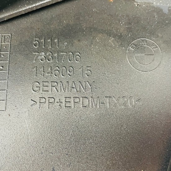 BMW 5 Series Front Bumper F10 F11 Se Genuine Black 51117331706 2014–2016 [au80]