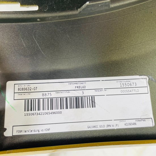 BMW X2 Front Bumper F39 M Sport Genuine Yellow 51118069086 | 2017-2023 [aw134]