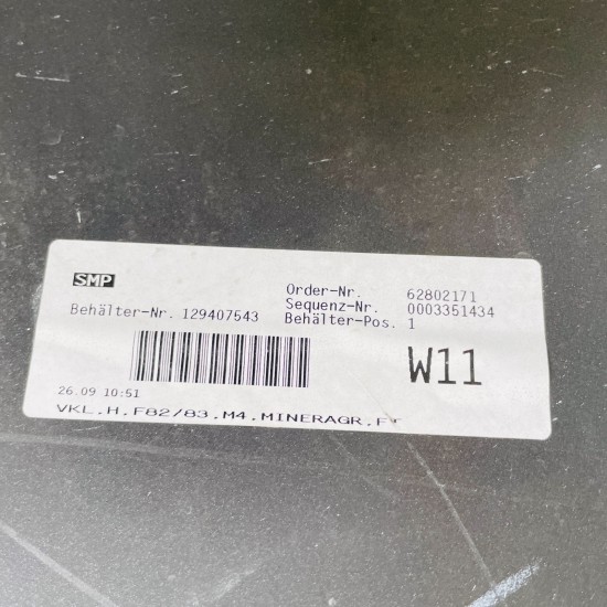BMW M4 Rear Bumper F82 F83 Genuine Mineral Grey 51128054284 | 2014-2019 [Be11]