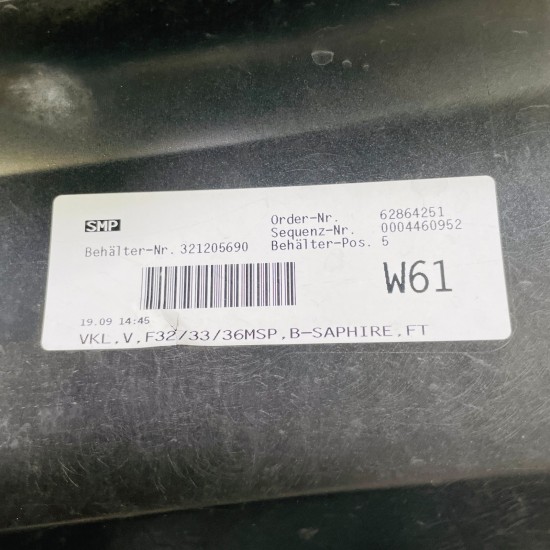 BMW 4 Series Front Bumper M Sport F32 F33 Genuine 51118054502 | 2013-2019 [Be34]