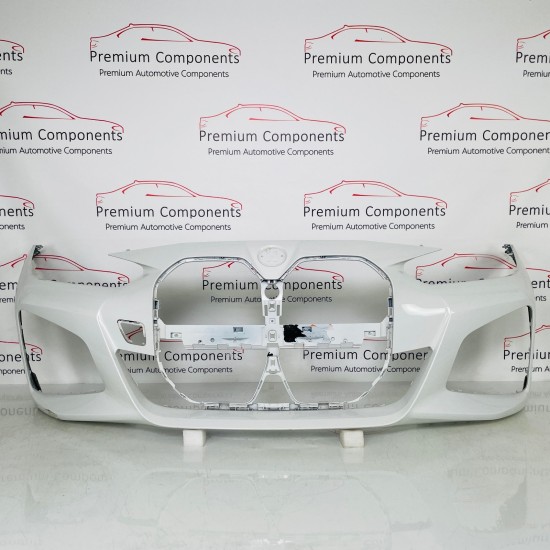 BMW I4 Front Bumper G26 Gran Coupe M Sport Genuine White 51119881896 | 2020-2024 BMW I4 Front Bumper G26 Gran Coupe M Sport Genuine White 51119881896 | 2020-2024