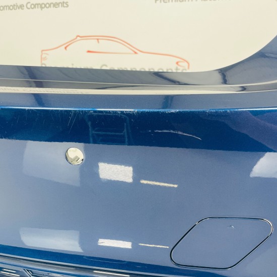 BMW 3 Series Rear Bumper F30 Saloon Se Genuine Blue 51127384459 2016–2019 [ad12]