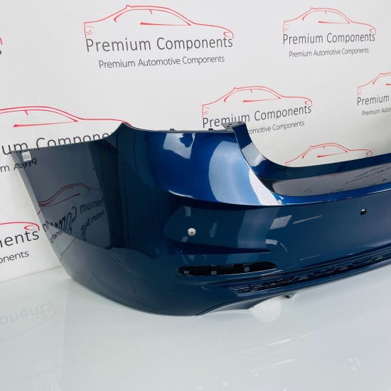 BMW 3 Series Rear Bumper F30 Saloon Se Genuine Blue 51127384459 2016–2019 [ad12]