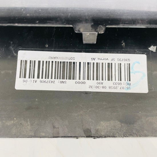 BMW 5 Series Front Bumper G30 G31 Se Genuine Grey 51117385336 | 2017-2020 [Bc32]