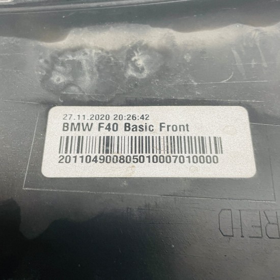 BMW 1 Series Front Bumper F40 Se Genuine Black 51117459708 | 2019-2023 [Bc72]