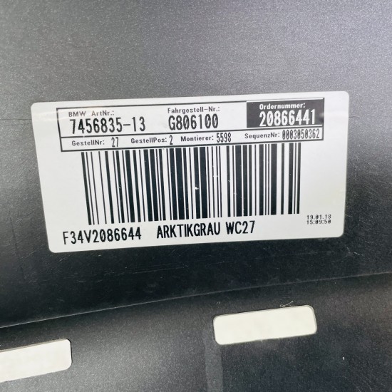 BMW 3 Series Gt Front Bumper F34 Se Genuine Grey 51117293806 | 2013–2017 [Bf89]