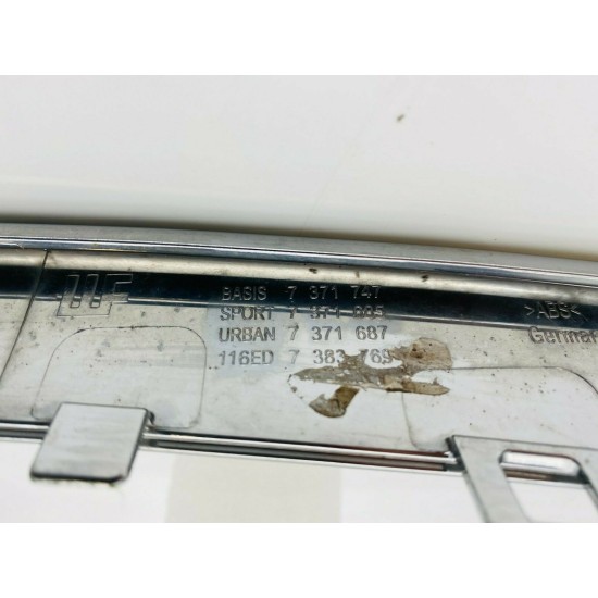 BMW 1 Series Kidney Grill Chrome F20 F21 Left Side 116ed7383769 2016-2020 [c83]