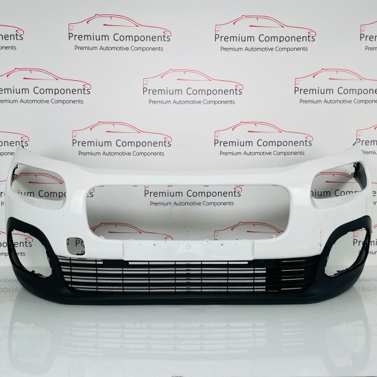Citroen Berlingo Front Bumper Skin Genuine White With Trim 2017 - 2020 [ak155]